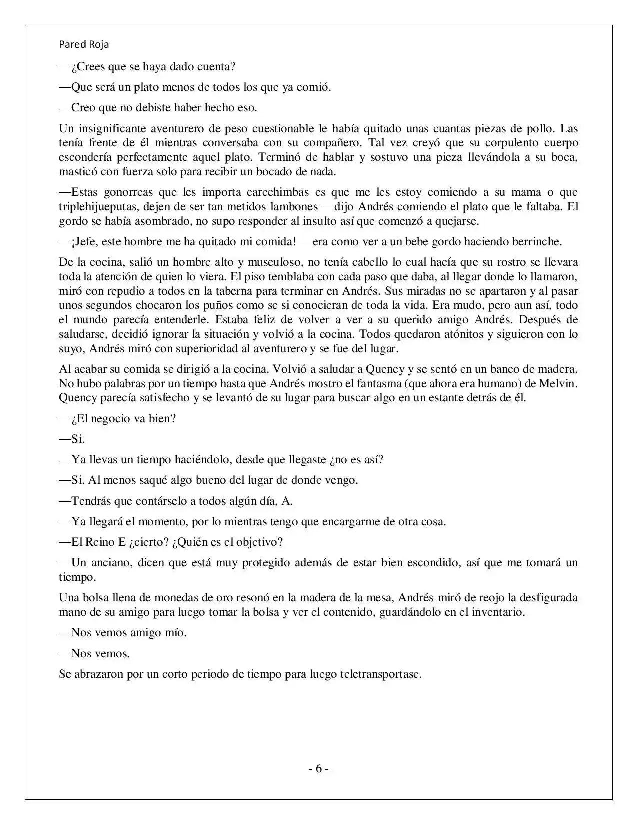 Más Allá Del Mundo (Reescrito) (Novela) - Capítulo 21 - Página 6 - LectorTMOo