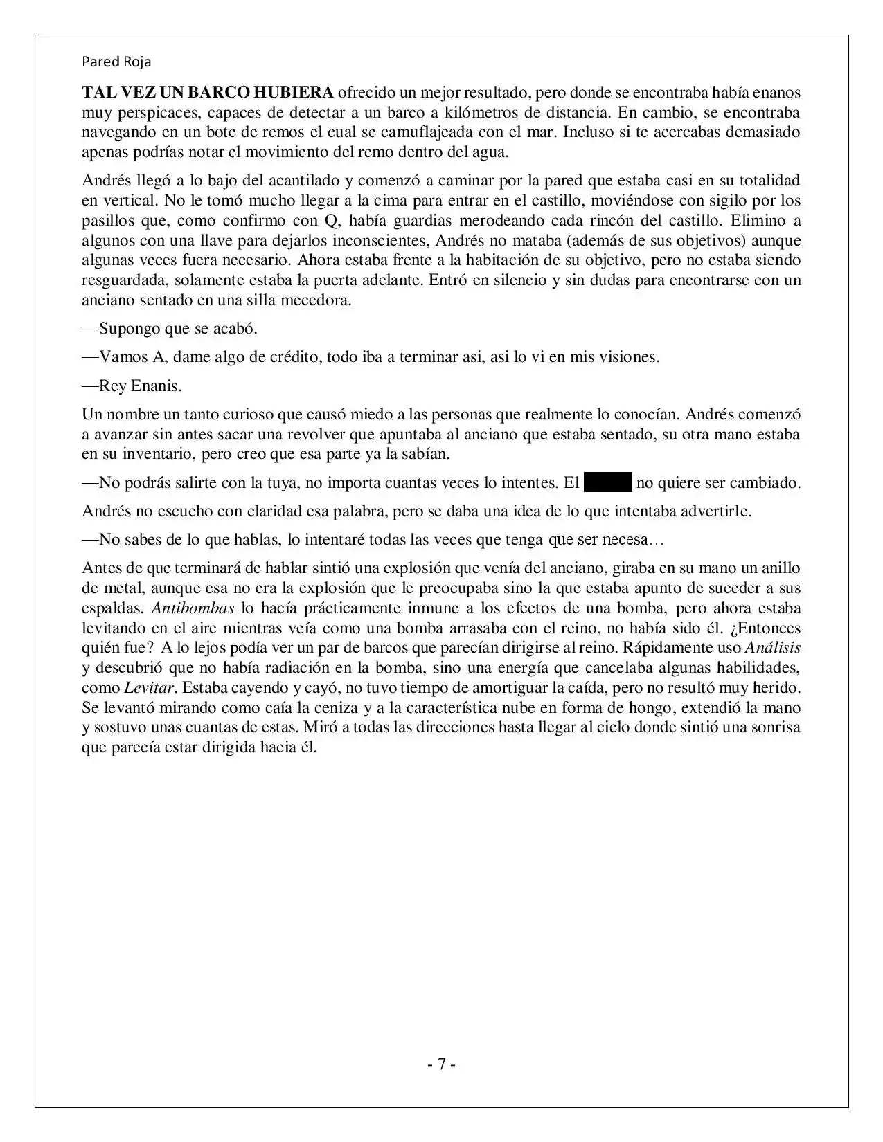 Más Allá Del Mundo (Reescrito) (Novela) - Capítulo 21 - Página 7 - LectorTMOo