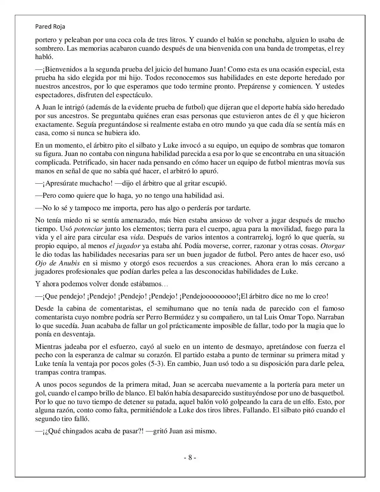 Más Allá Del Mundo (Reescrito) (Novela) - Capítulo 23 - Página 8 - LectorTMOo
