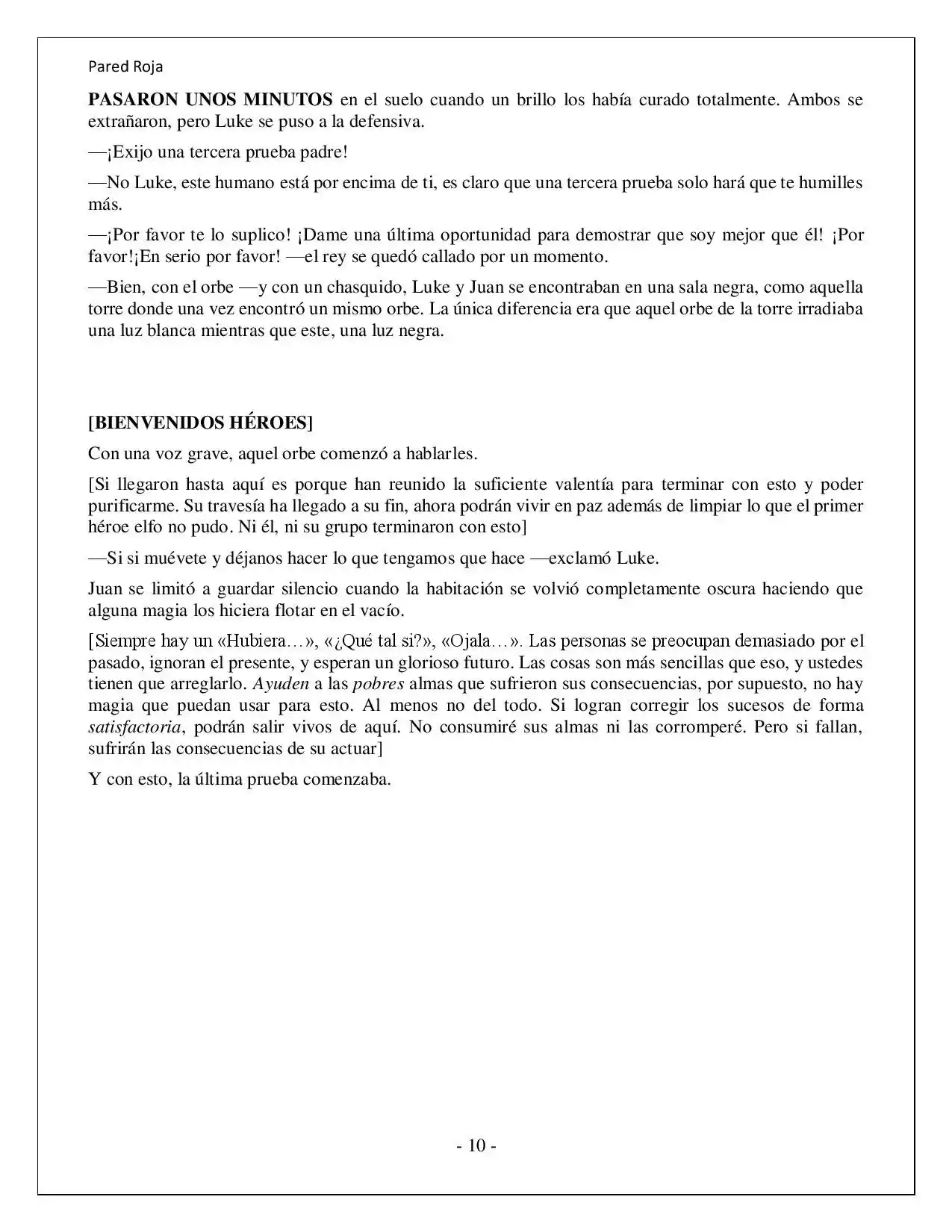 Más Allá Del Mundo (Reescrito) (Novela) - Capítulo 23 - Página 10 - LectorTMOo
