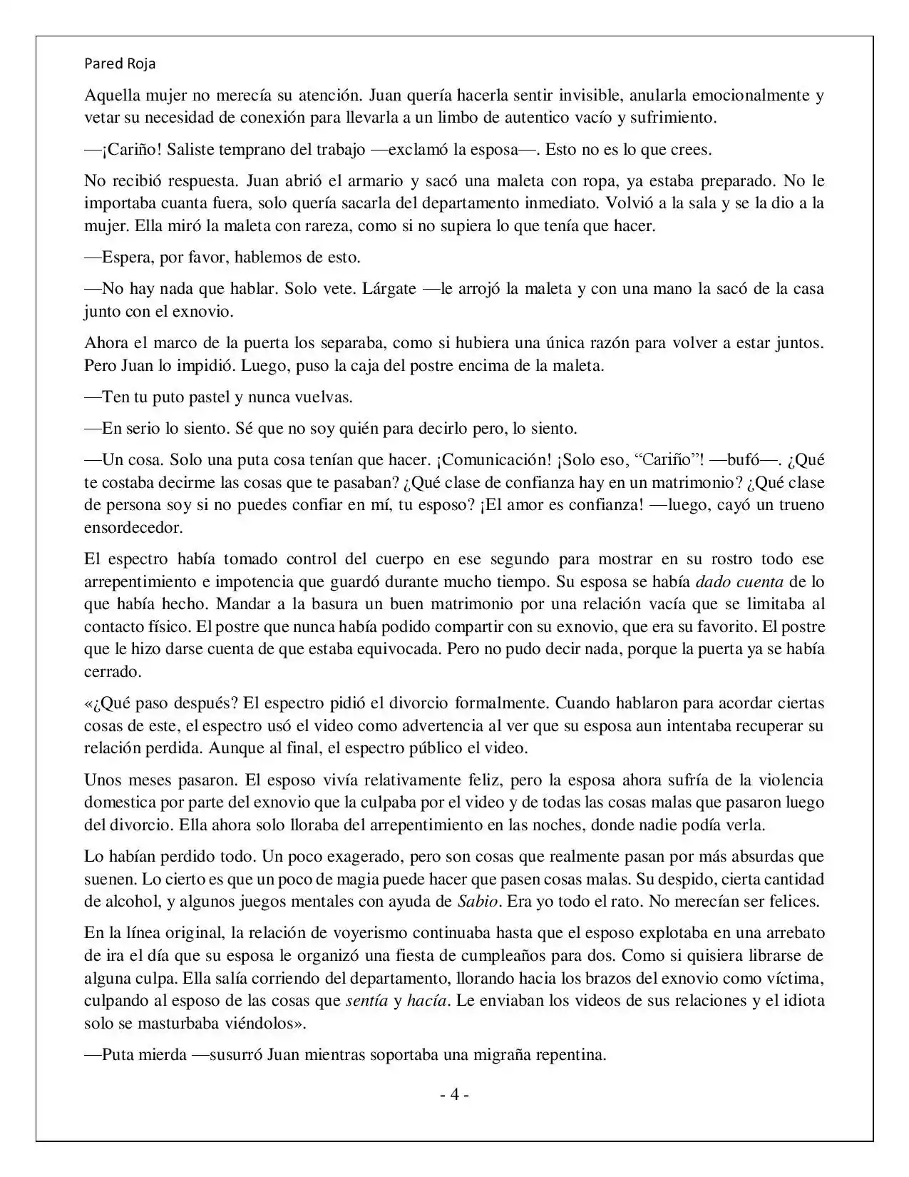 Más Allá Del Mundo (Reescrito) (Novela) - Capítulo 24 - Página 4 - LectorTMOo