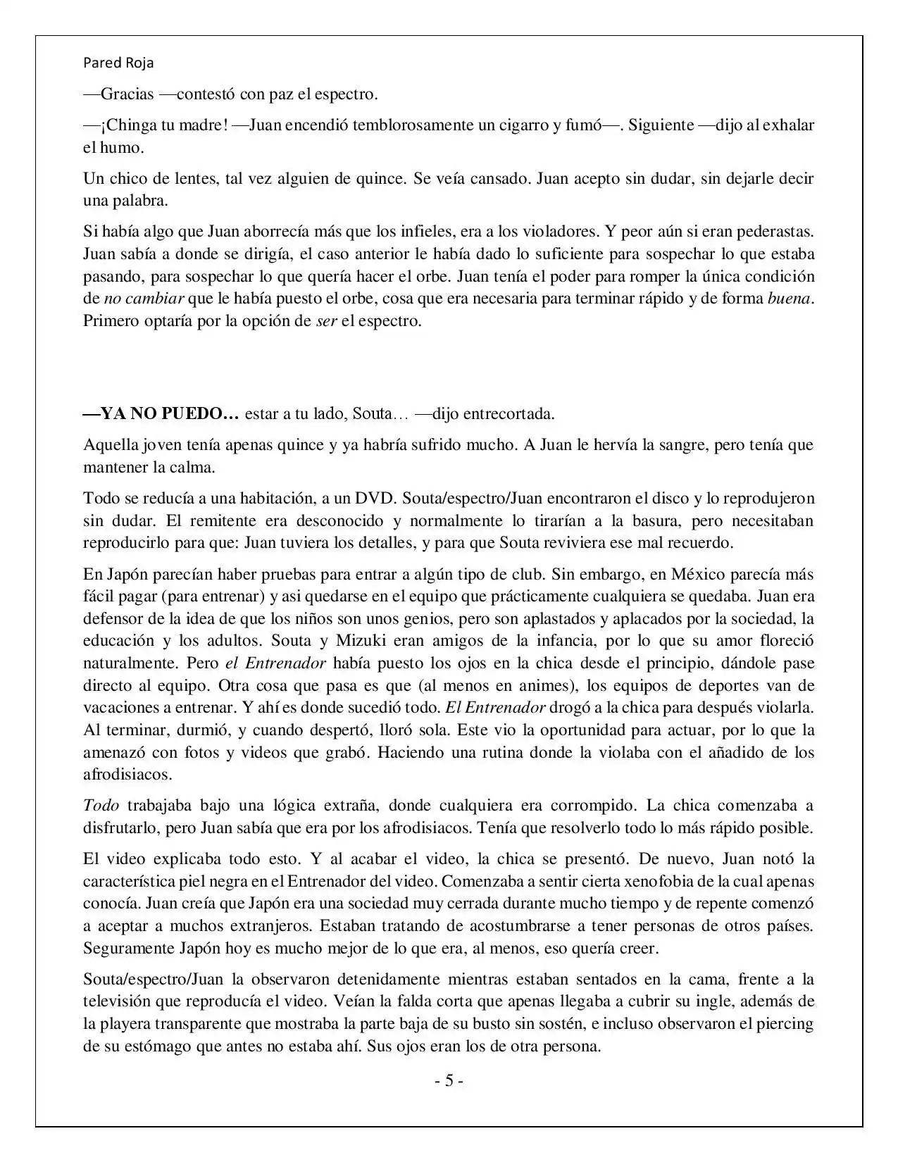 Más Allá Del Mundo (Reescrito) (Novela) - Capítulo 24 - Página 5 - LectorTMOo