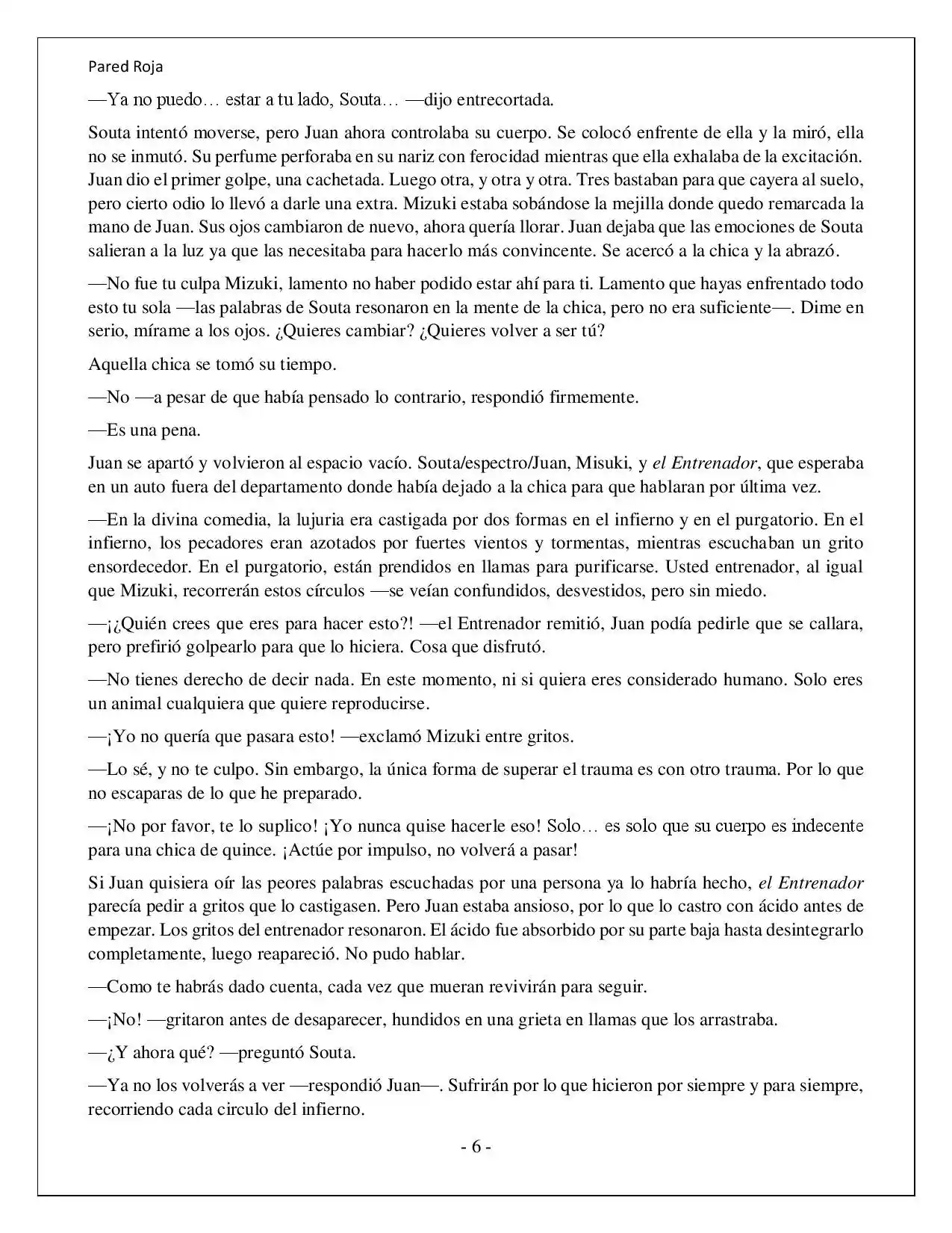 Más Allá Del Mundo (Reescrito) (Novela) - Capítulo 24 - Página 6 - LectorTMOo