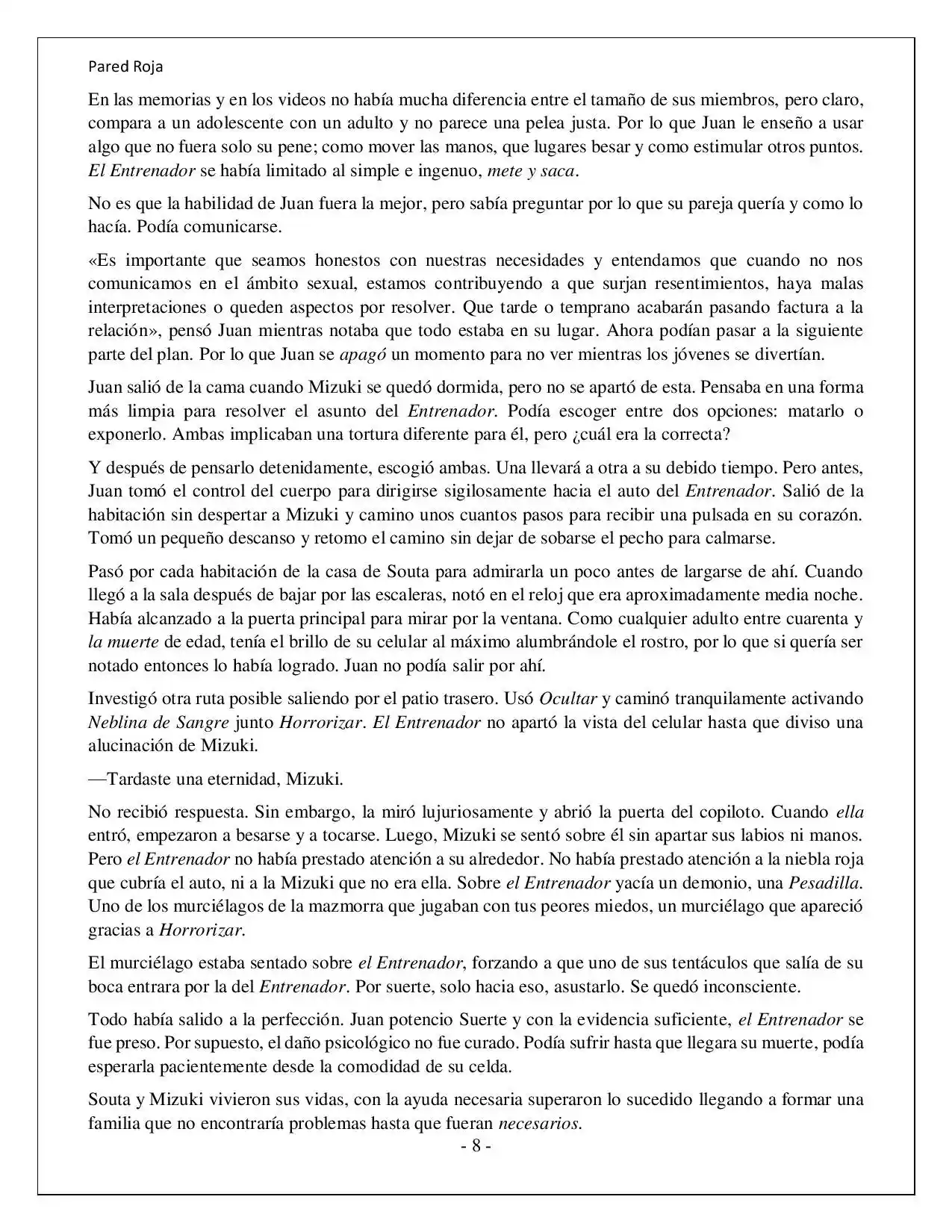 Más Allá Del Mundo (Reescrito) (Novela) - Capítulo 24 - Página 8 - LectorTMOo