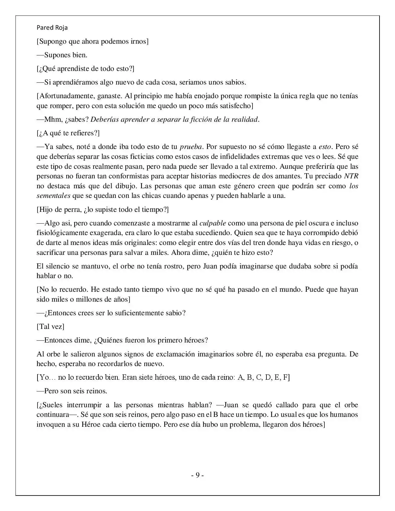 Más Allá Del Mundo (Reescrito) (Novela) - Capítulo 24 - Página 9 - LectorTMOo