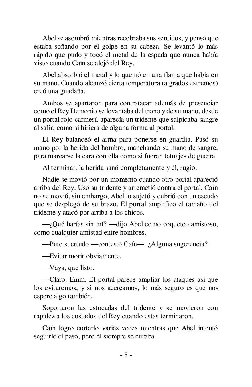 Más Allá Del Mundo (Reescrito) (Novela) - Capítulo 25 - Página 8 - LectorTMOo