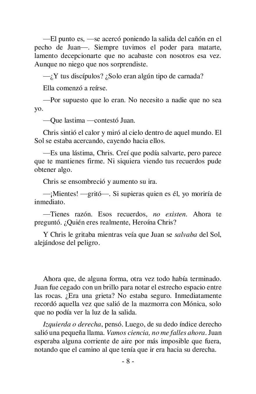 Más Allá Del Mundo (Reescrito) (Novela) - Capítulo 30 - Página 8 - LectorTMOo