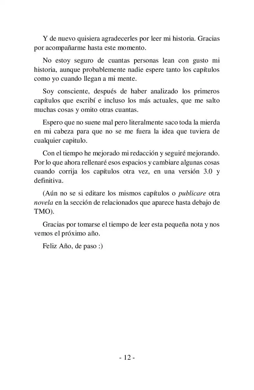 Más Allá Del Mundo (Reescrito) (Novela) - Capítulo 30 - Página 12 - LectorTMOo