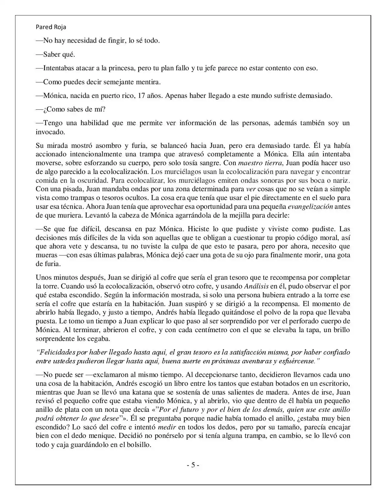 Más Allá Del Mundo (Reescrito) (Novela) - Capítulo 6 - Página 5 - LectorTMOo