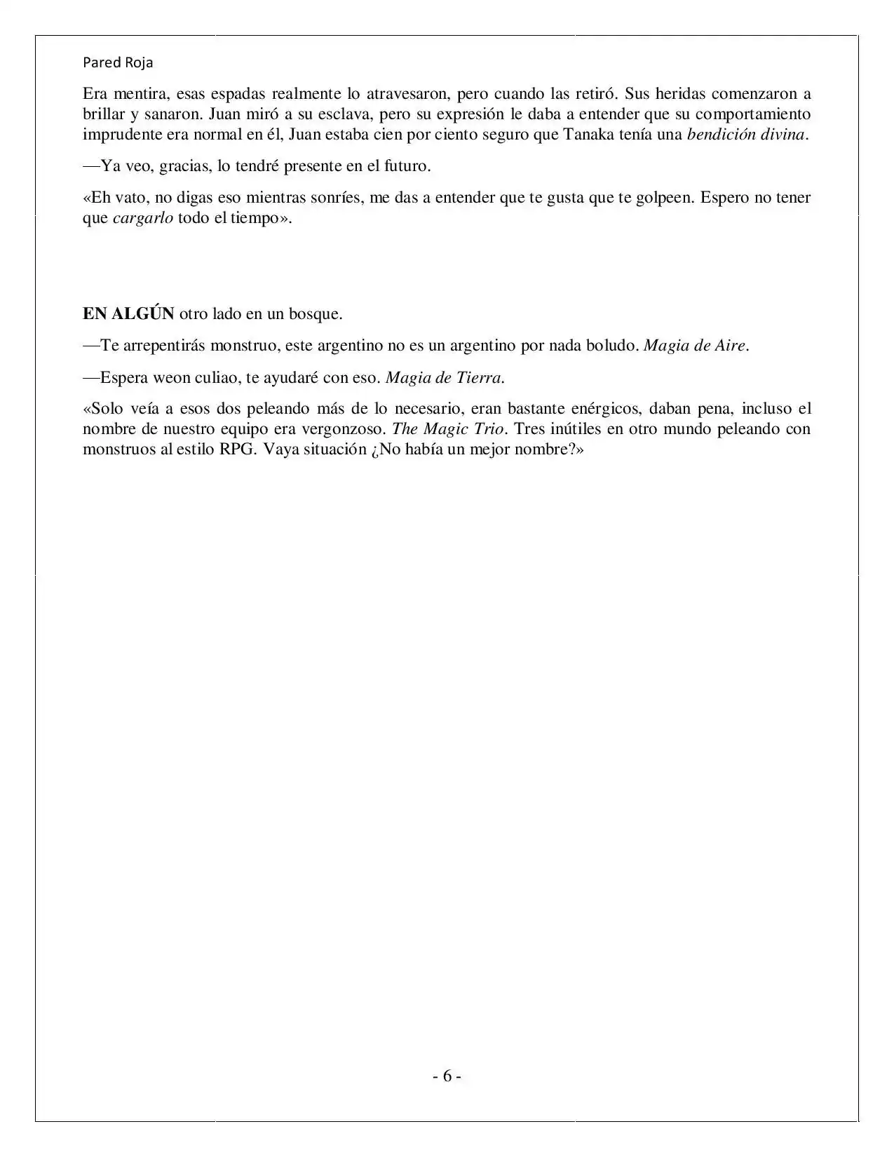 Más Allá Del Mundo (Reescrito) (Novela) - Capítulo 7 - Página 6 - LectorTMOo