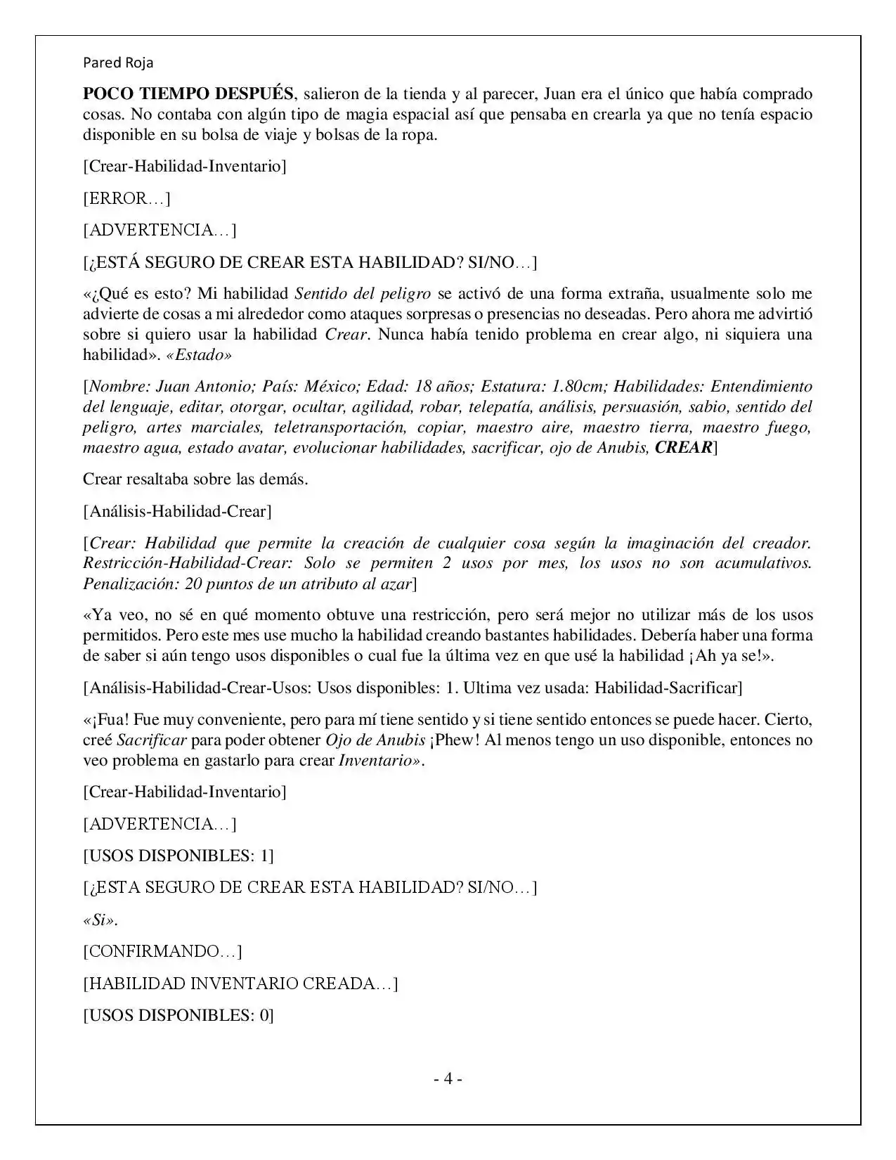 Más Allá Del Mundo (Reescrito) (Novela) - Capítulo 8 - Página 4 - LectorTMOo