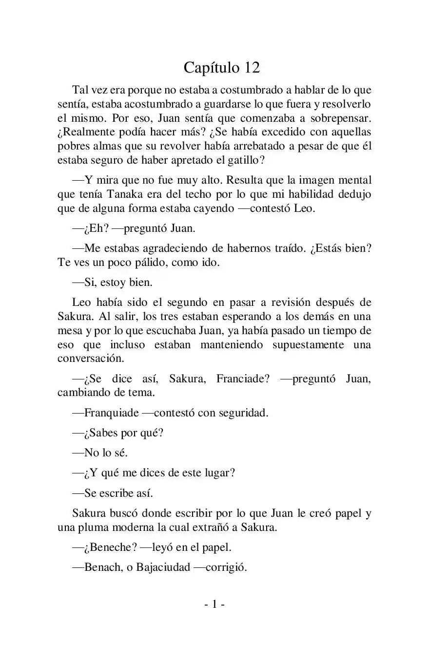 Más Allá Del Mundo (Reescrito) (Novela) - Capítulo 12 - Página 1 - LectorTMOo