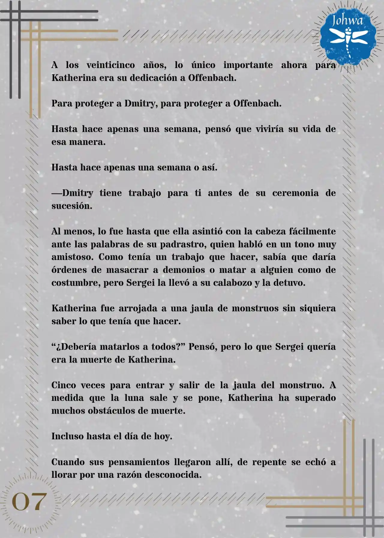 Mátame, Por Favor (Novela) - Capítulo 1 - Página 9 - LectorTMOo