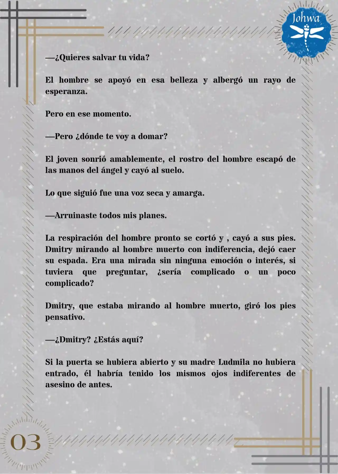 Mátame, Por Favor (Novela) - Capítulo 12 - Página 4 - LectorTMOo