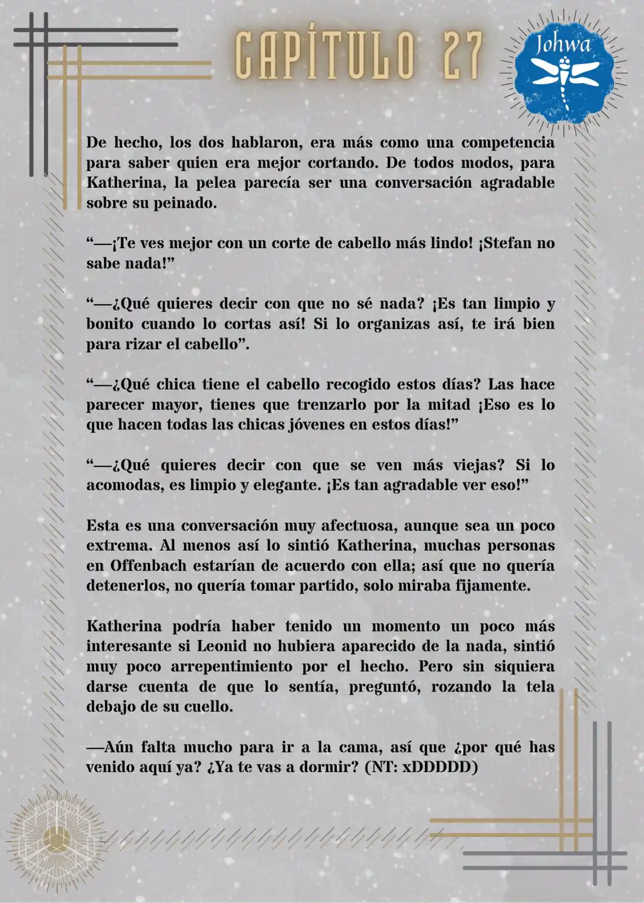 Mátame, Por Favor (Novela) - Capítulo 27 - Página 3 - LectorTMOo