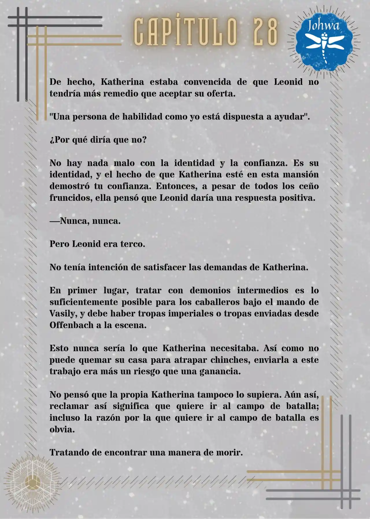 Mátame, Por Favor (Novela) - Capítulo 28 - Página 3 - LectorTMOo