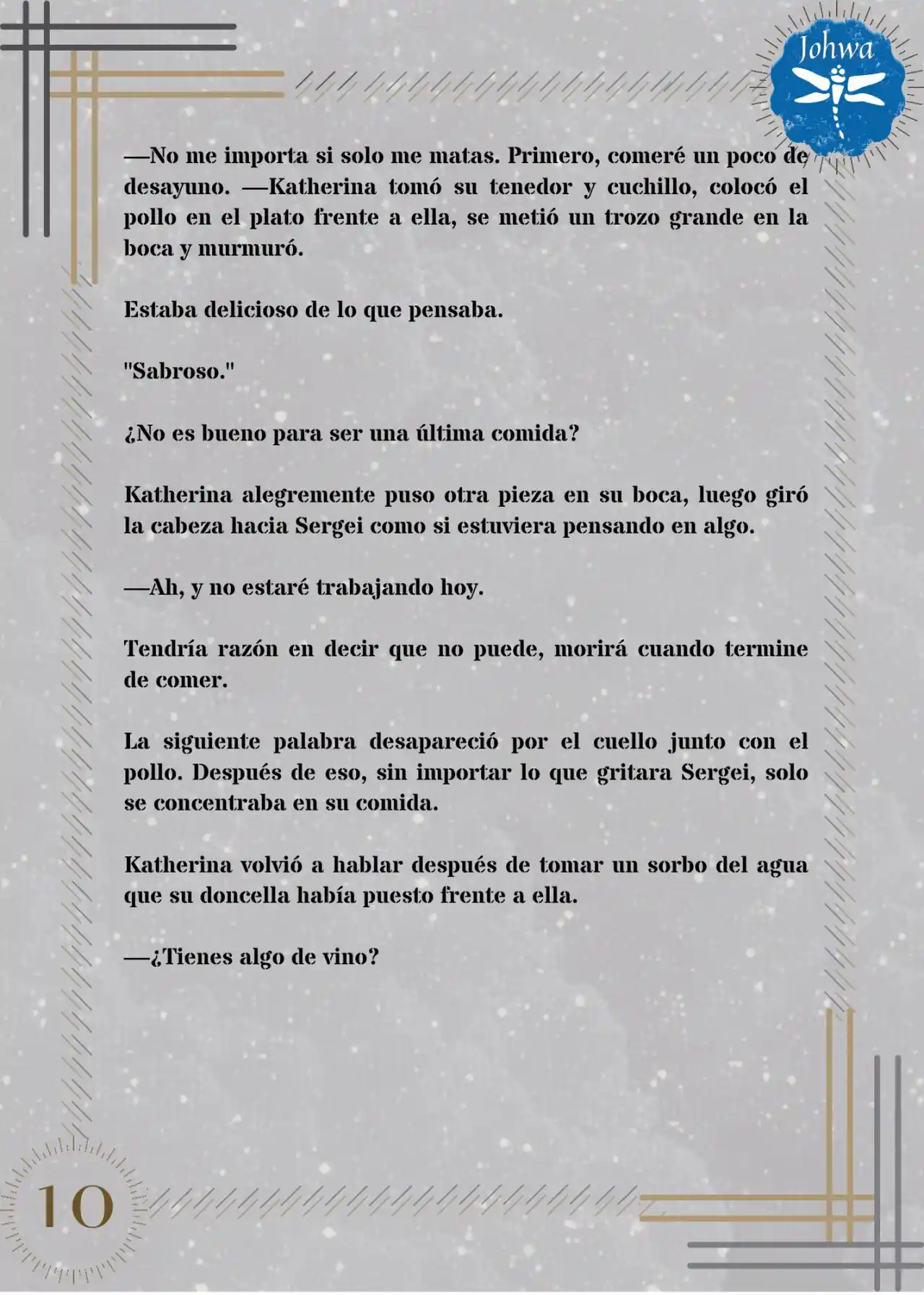 Mátame, Por Favor (Novela) - Capítulo 3 - Página 12 - LectorTMOo