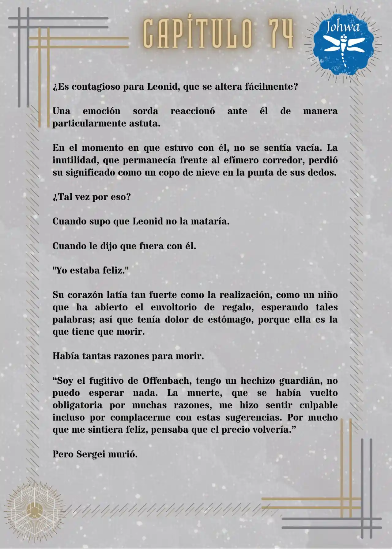 Mátame, Por Favor (Novela) - Capítulo 74 - Página 3 - LectorTMOo