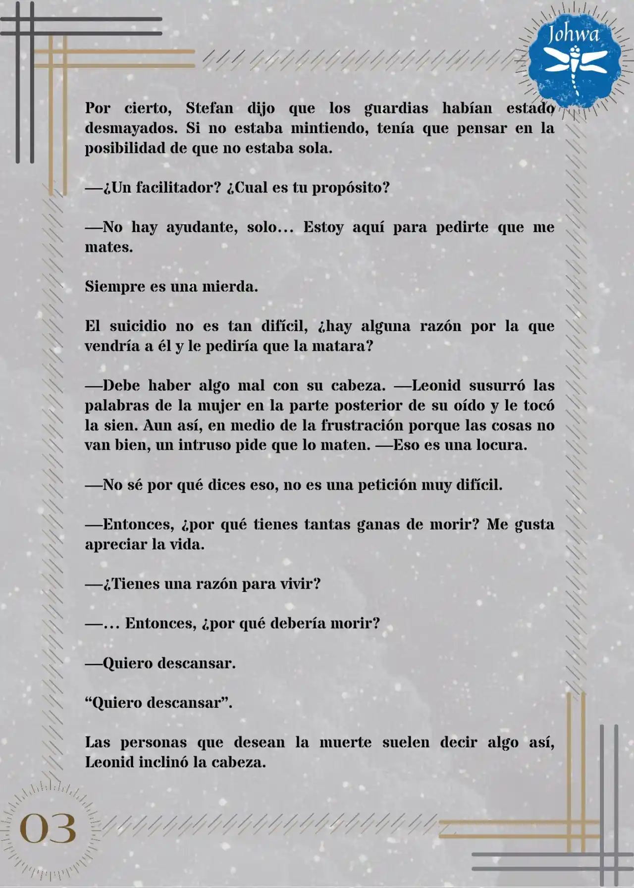 Mátame, Por Favor (Novela) - Capítulo 8 - Página 5 - LectorTMOo