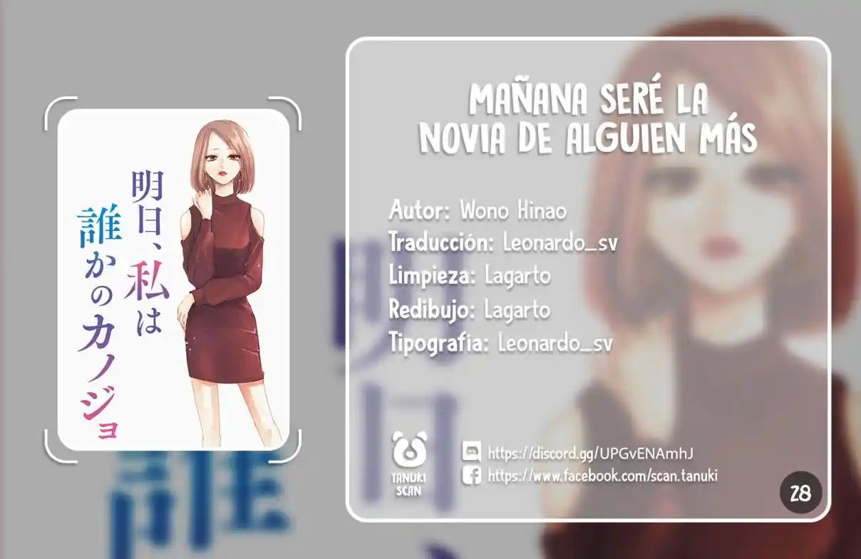 Mañana Seré La Novia De Alguien - Capítulo 28 - Página 1 - LectorTMOo