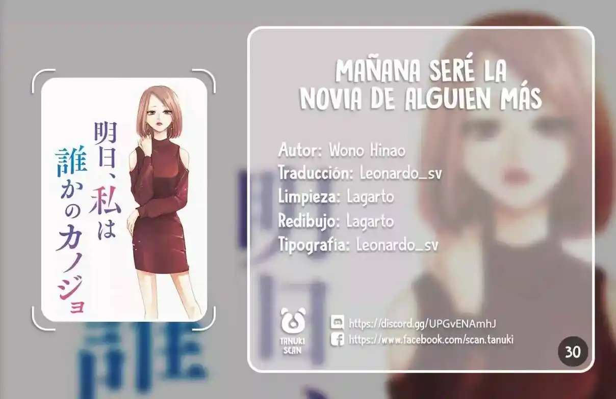 Mañana Seré La Novia De Alguien - Capítulo 30 - Página 1 - LectorTMOo