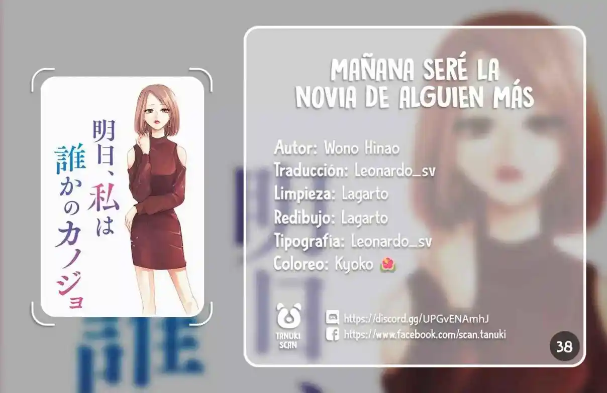 Mañana Seré La Novia De Alguien - Capítulo 38 - Página 1 - LectorTMOo