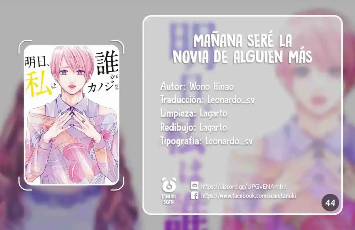 Mañana Seré La Novia De Alguien - Capítulo 44 - Página 1 - LectorTMOo