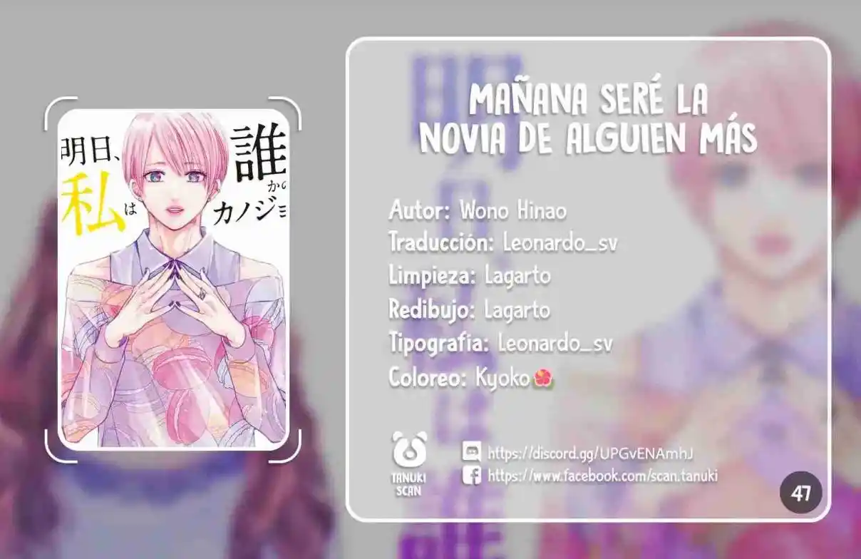 Mañana Seré La Novia De Alguien - Capítulo 47 - Página 1 - LectorTMOo