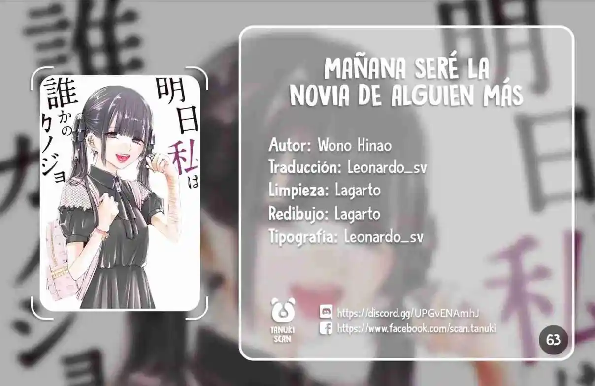 Mañana Seré La Novia De Alguien - Capítulo 63 - Página 1 - LectorTMOo