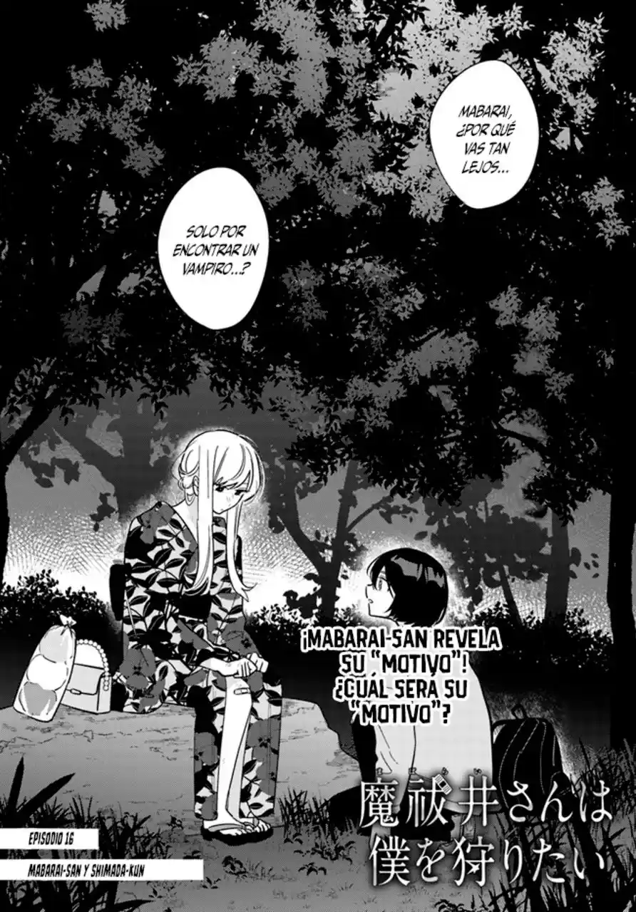 ¡Mabarai-san Me Quiere Cazar! - Capítulo 16 - Página 3 - LectorTMOo