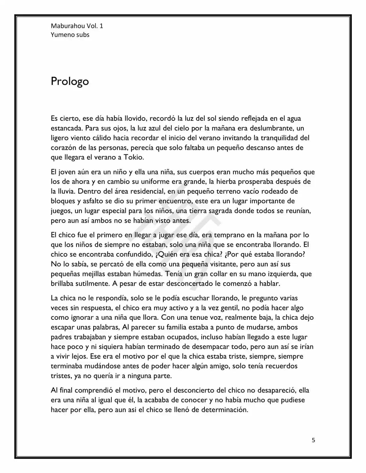 Maburaho (Novela) - Capítulo  - Página 6 - LectorTMOo