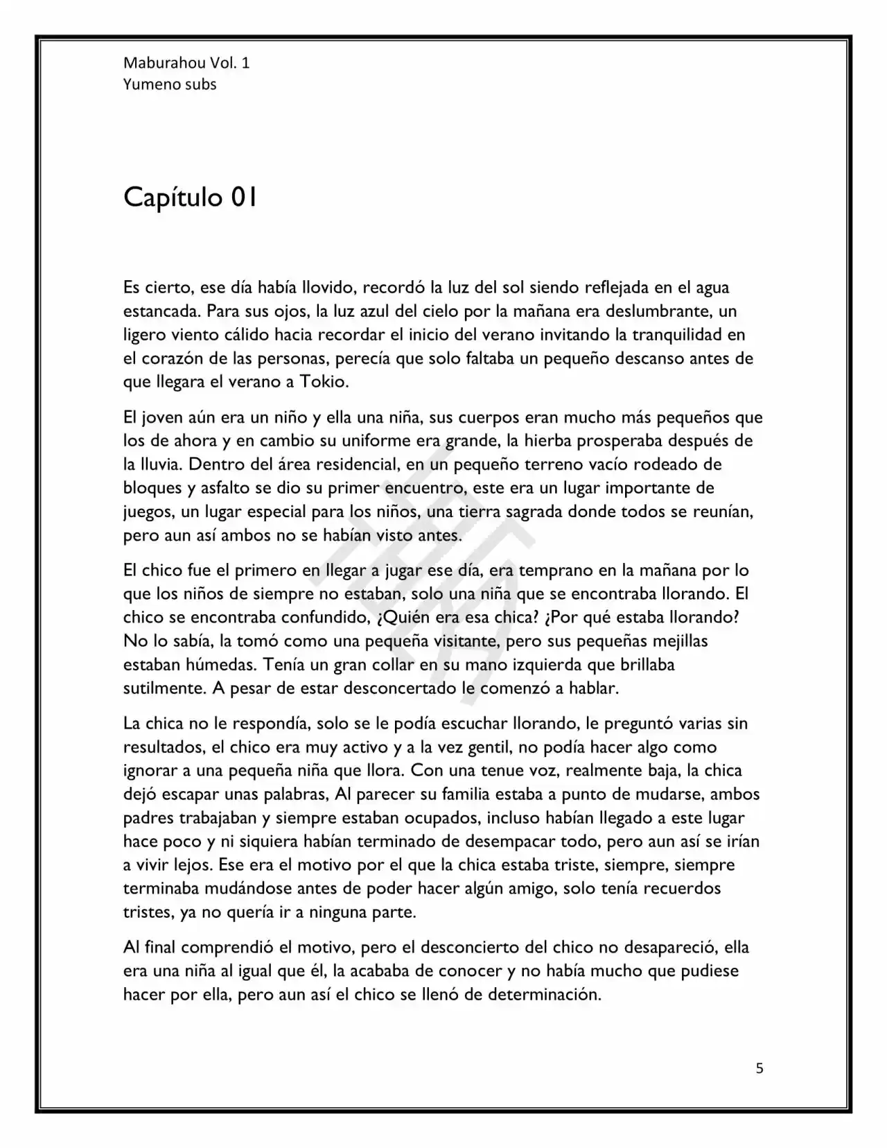 Maburaho (Novela) - Capítulo 1 - Página 6 - LectorTMOo