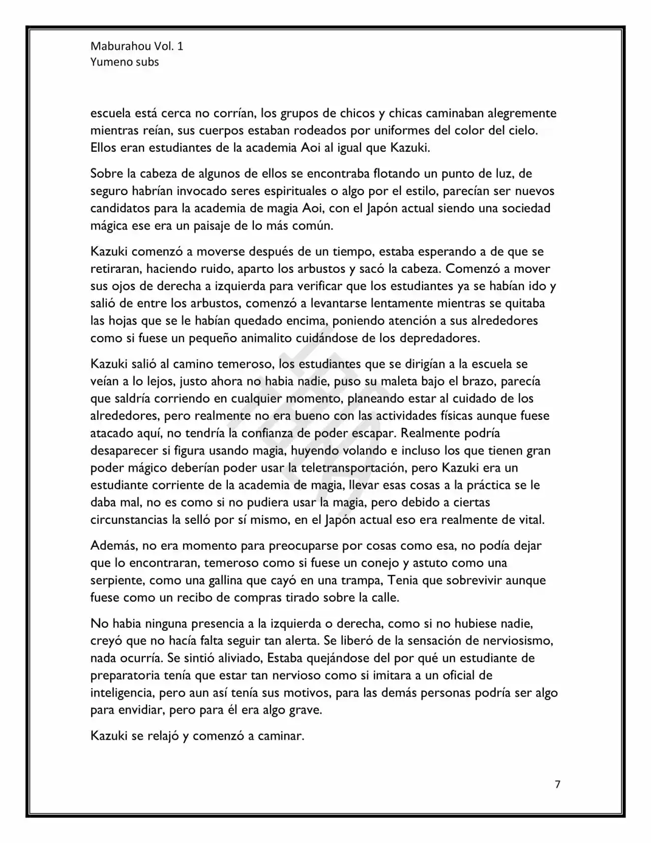 Maburaho (Novela) - Capítulo 1 - Página 8 - LectorTMOo