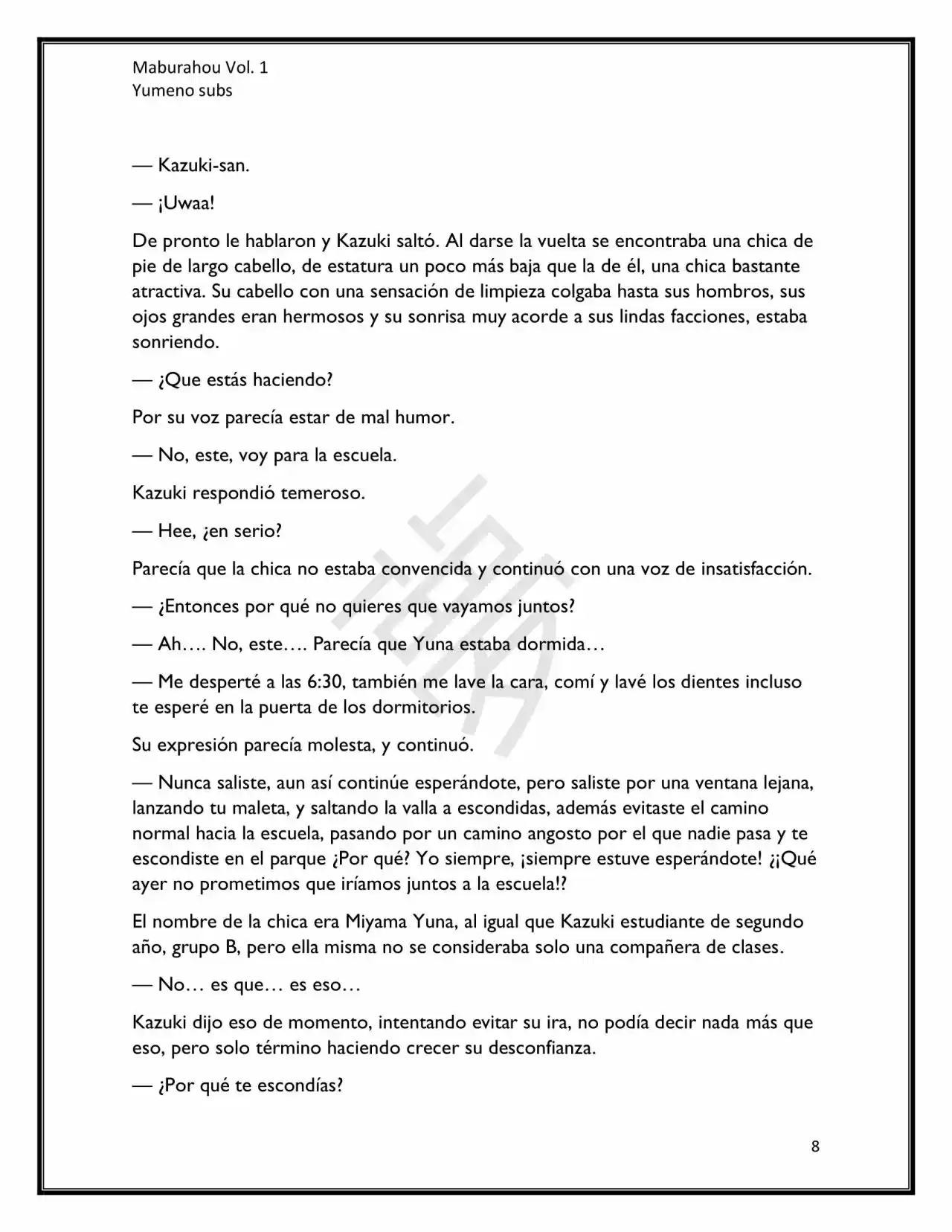Maburaho (Novela) - Capítulo 1 - Página 9 - LectorTMOo