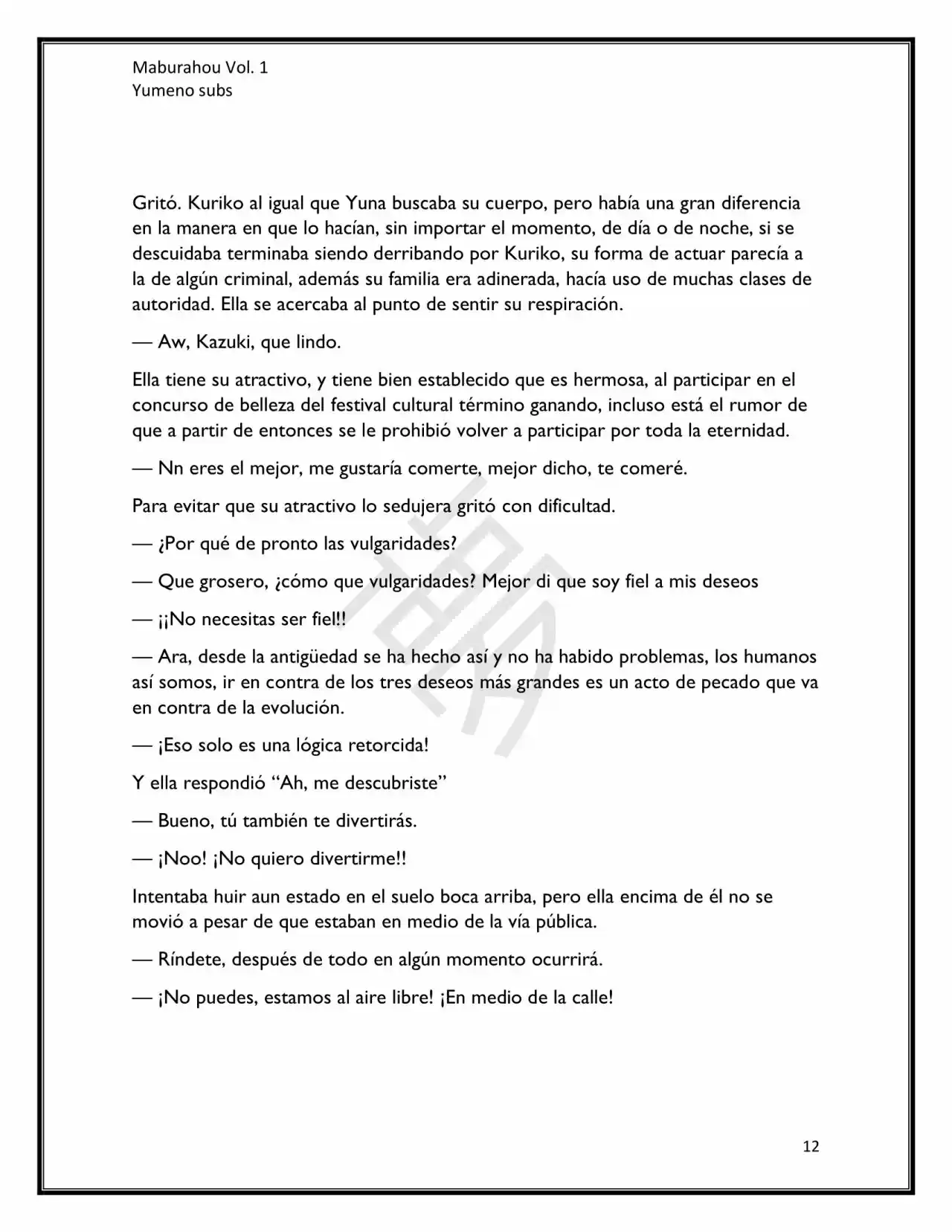 Maburaho (Novela) - Capítulo 1 - Página 13 - LectorTMOo