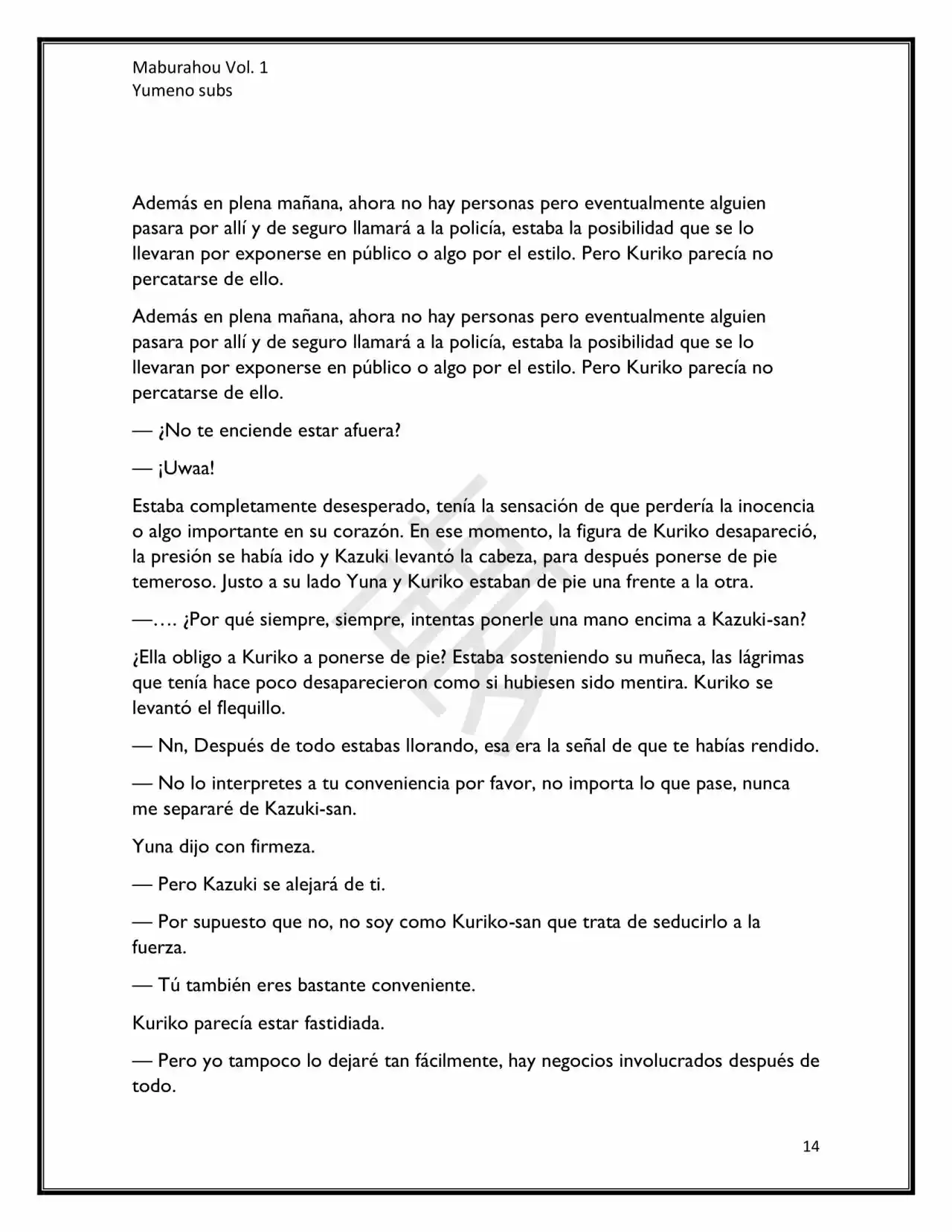 Maburaho (Novela) - Capítulo 1 - Página 15 - LectorTMOo