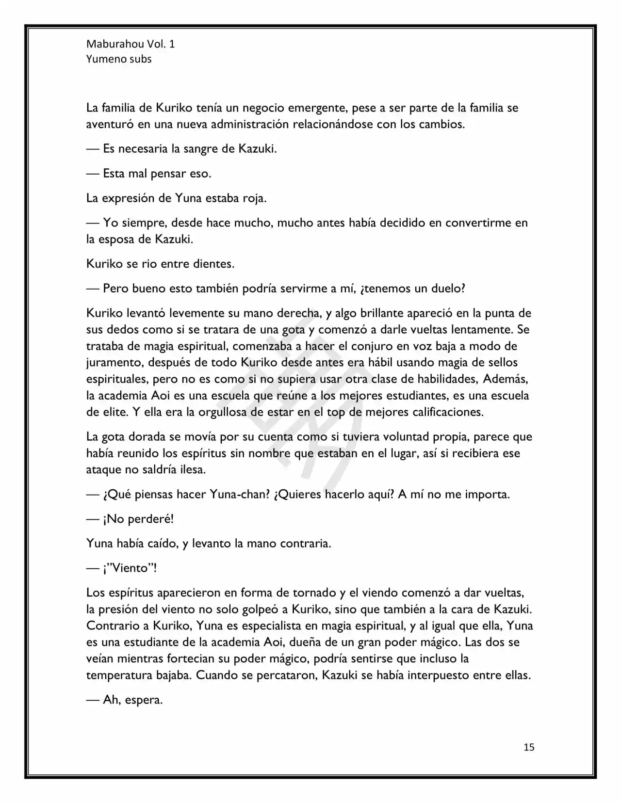 Maburaho (Novela) - Capítulo 1 - Página 16 - LectorTMOo