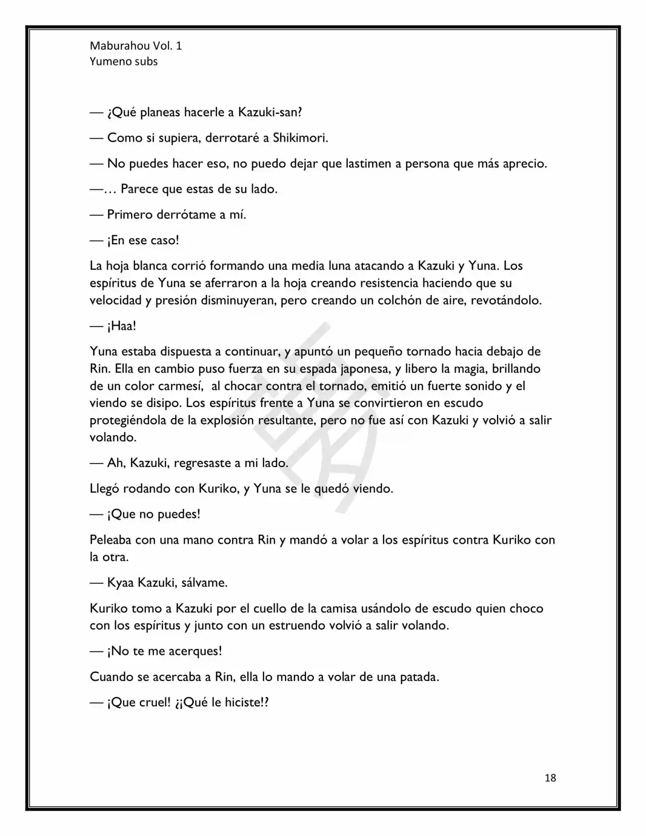 Maburaho (Novela) - Capítulo 1 - Página 19 - LectorTMOo