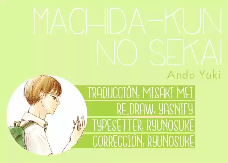 Machida-kun No Sekai - Capítulo 23 - Página 1 - LectorTMOo