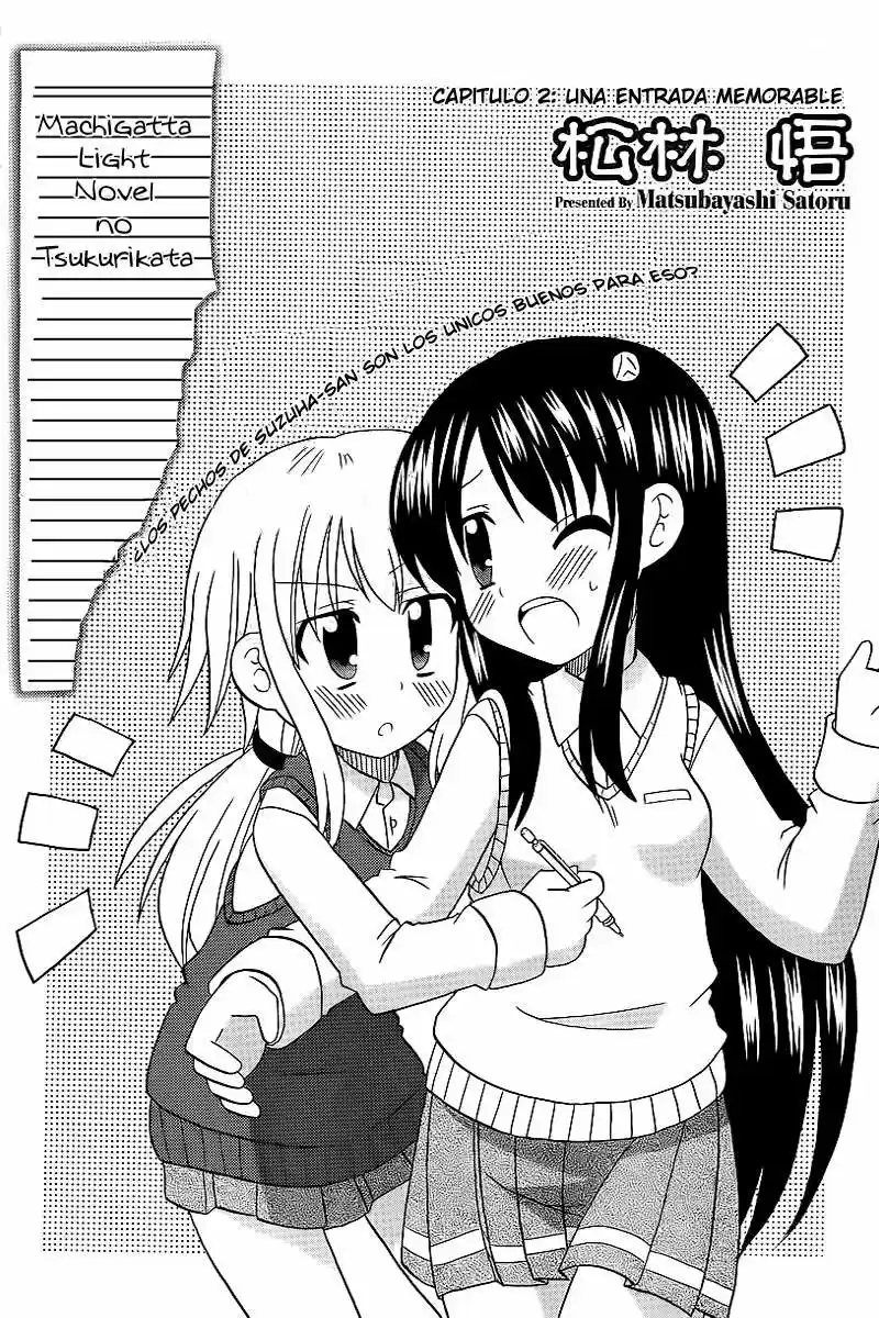 Machigatta Light Novel No Tsukurikata - Capítulo 2 - Página 3 - LectorTMOo