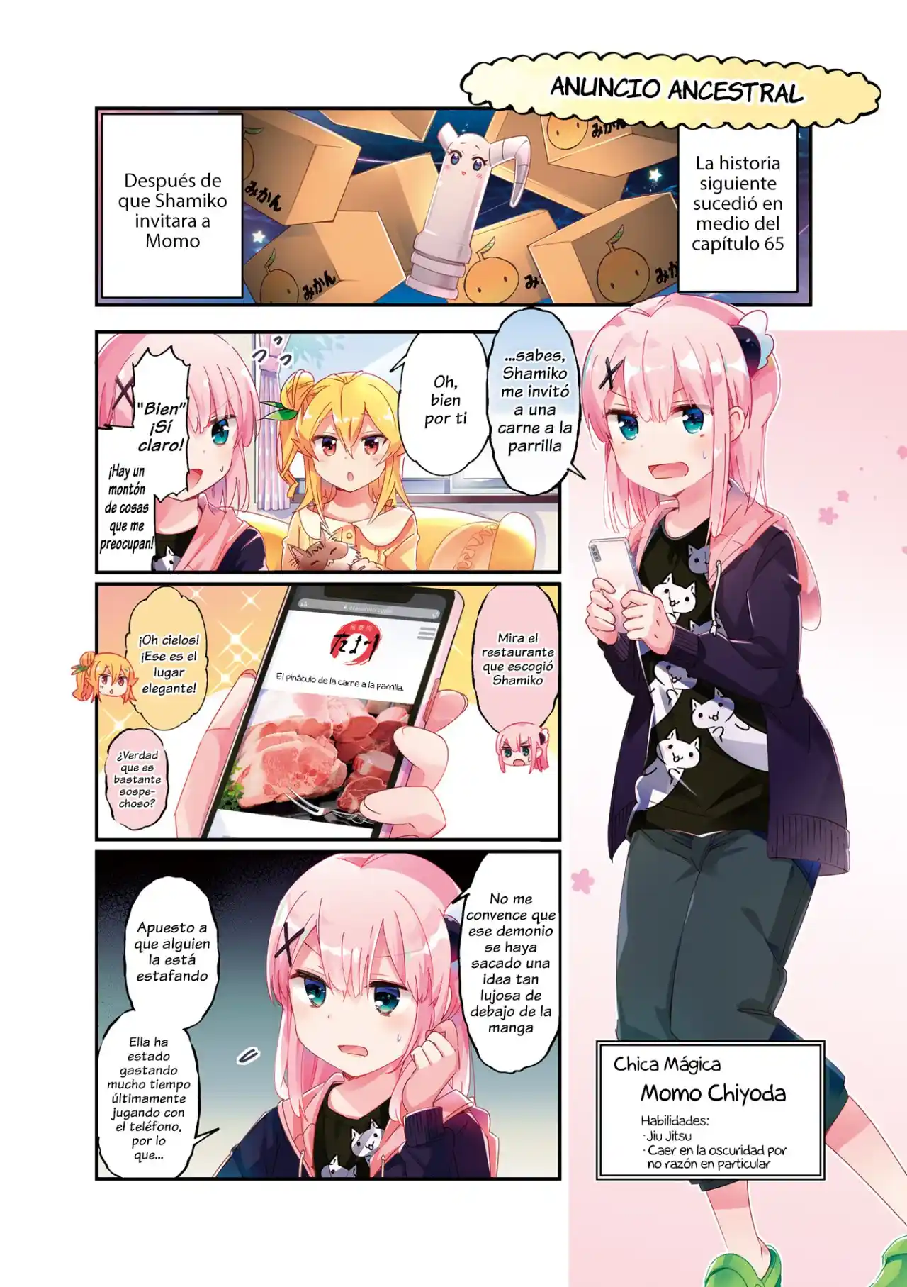 Machikado Mazoku - Capítulo 65.5 - Página 3 - LectorTMOo