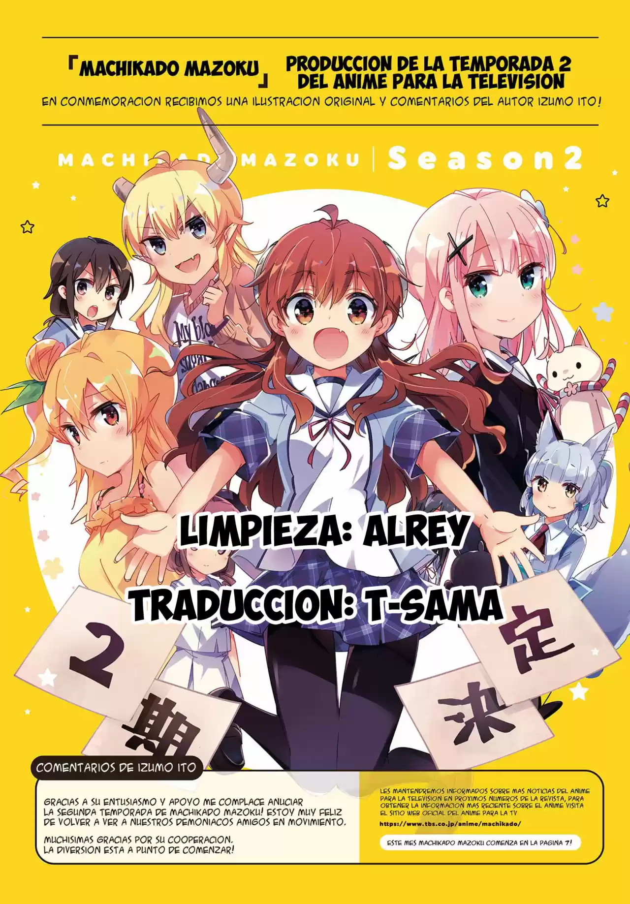 Machikado Mazoku - Capítulo 79 - Página 1 - LectorTMOo