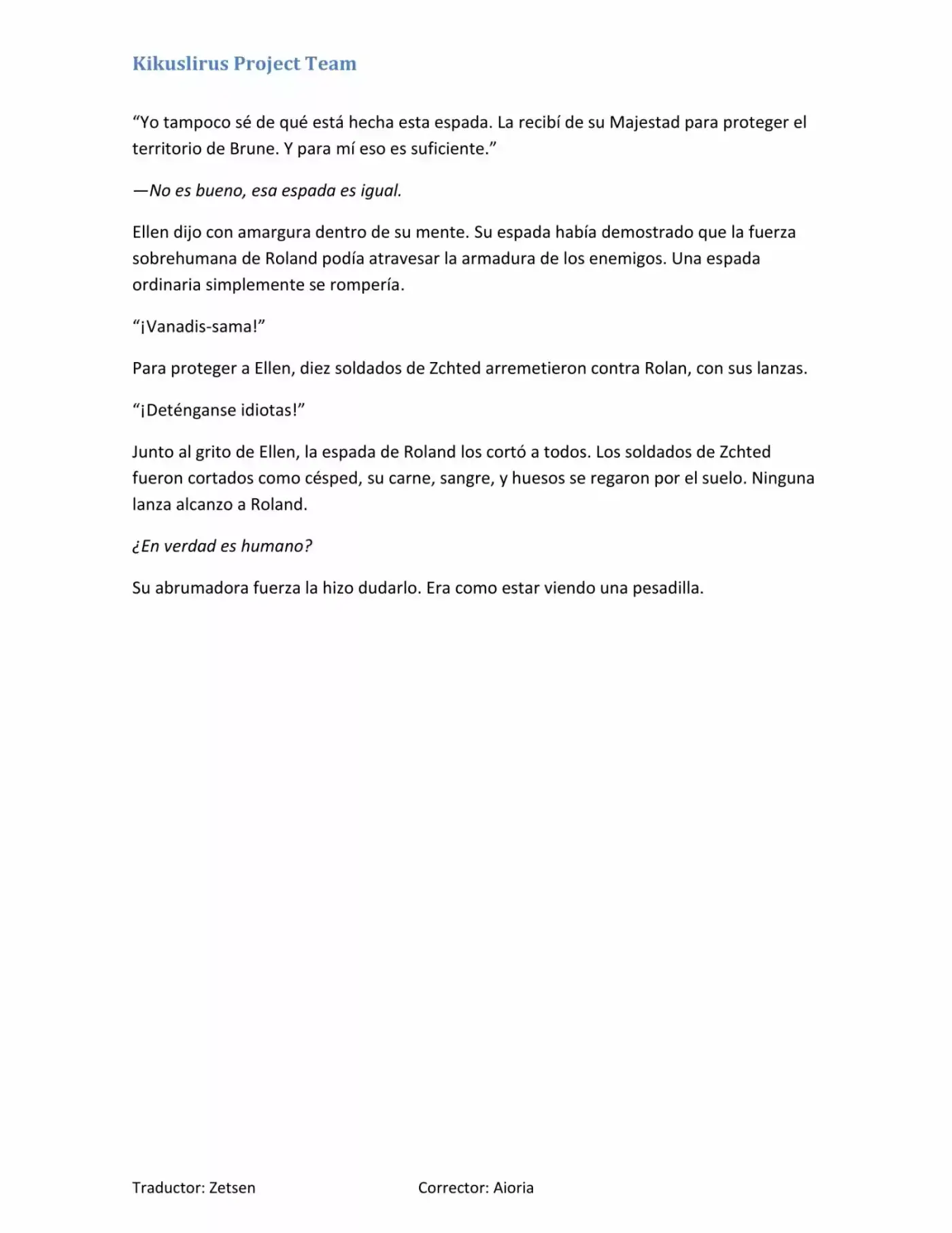 Madan No Ō To Vanadis (Novela) - Capítulo 14 - Página 5 - LectorTMOo