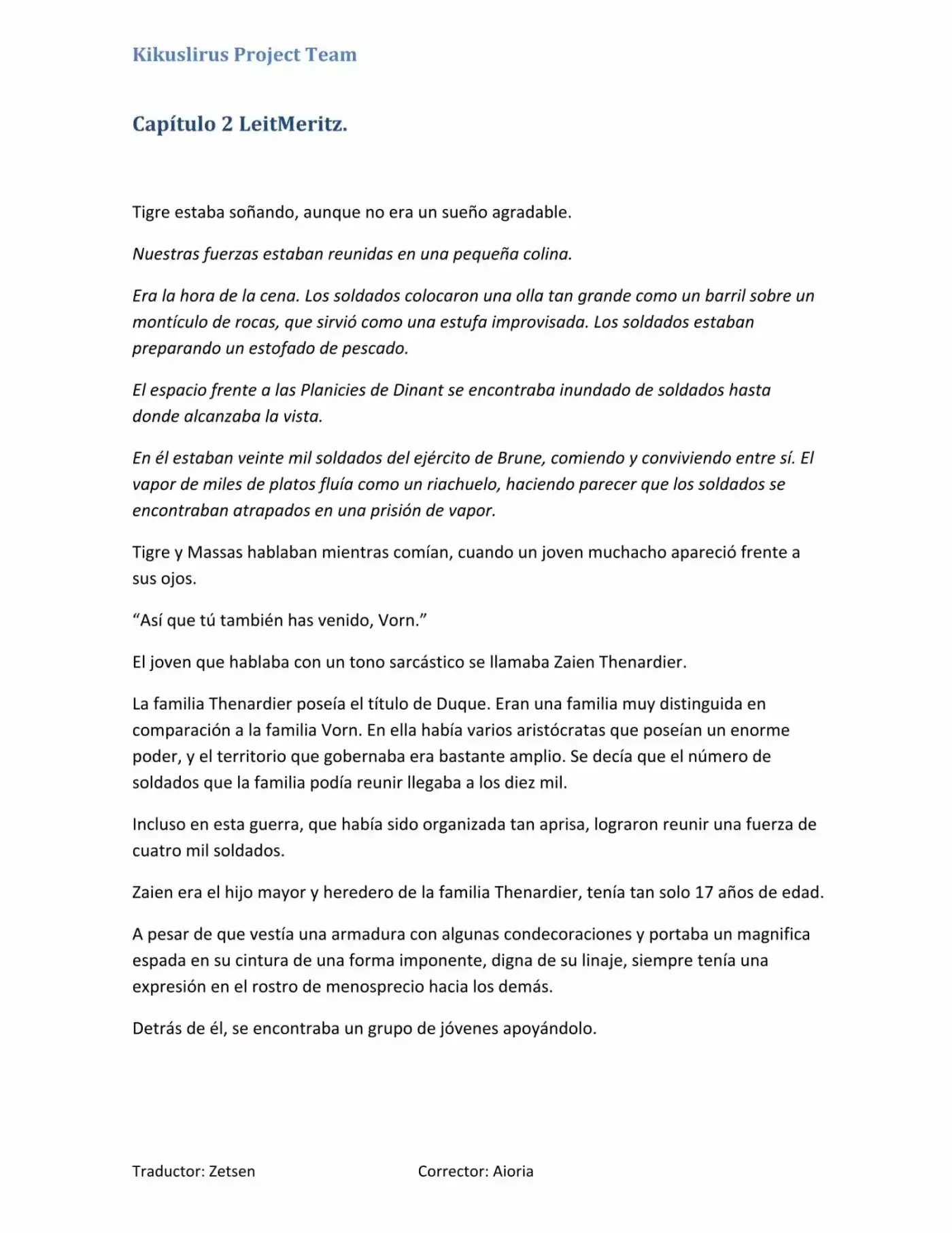 Madan No Ō To Vanadis (Novela) - Capítulo 2 - Página 1 - LectorTMOo