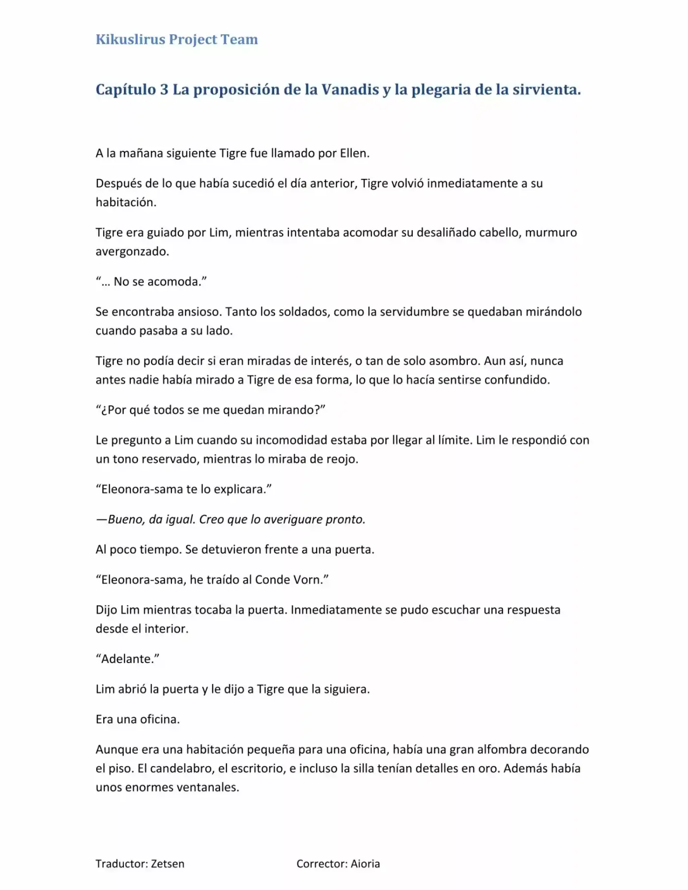 Madan No Ō To Vanadis (Novela) - Capítulo 3 - Página 1 - LectorTMOo