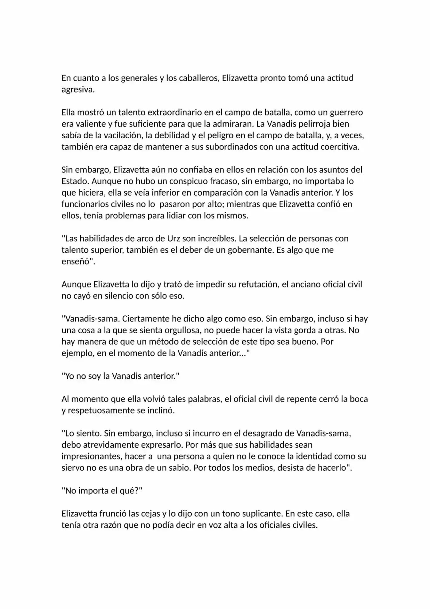 Madan No Ō To Vanadis (Novela) - Capítulo 37 - Página 35 - LectorTMOo