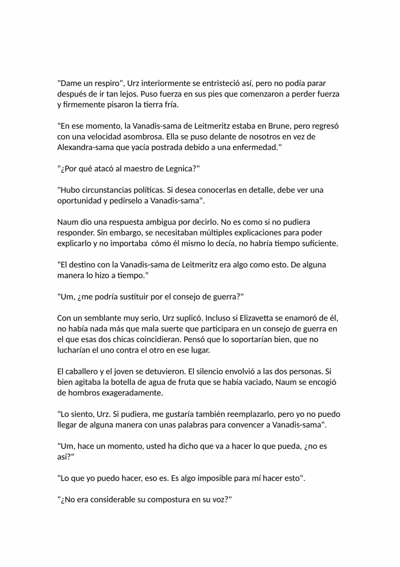 Madan No Ō To Vanadis (Novela) - Capítulo 39 - Página 38 - LectorTMOo