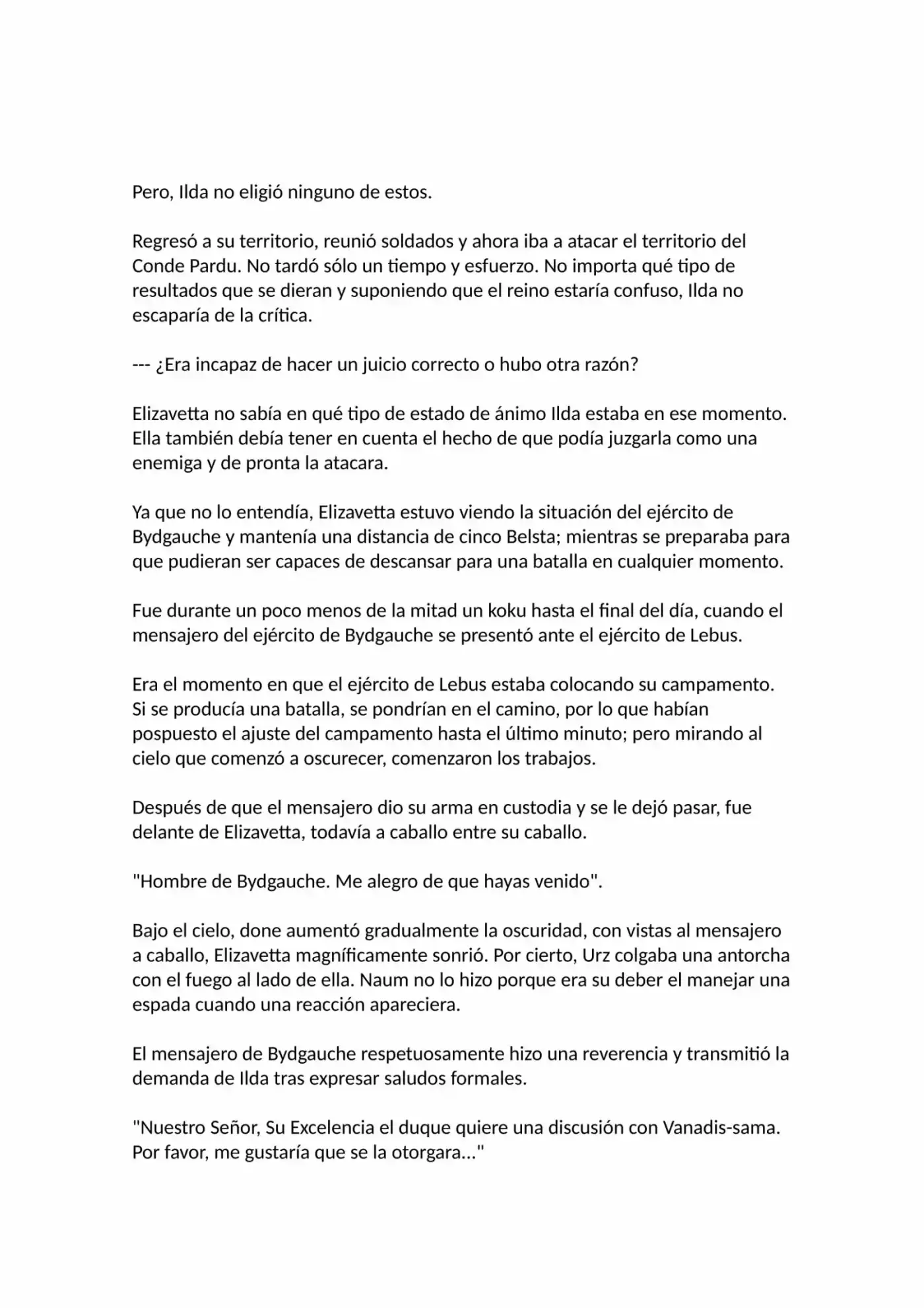 Madan No Ō To Vanadis (Novela) - Capítulo 40 - Página 9 - LectorTMOo