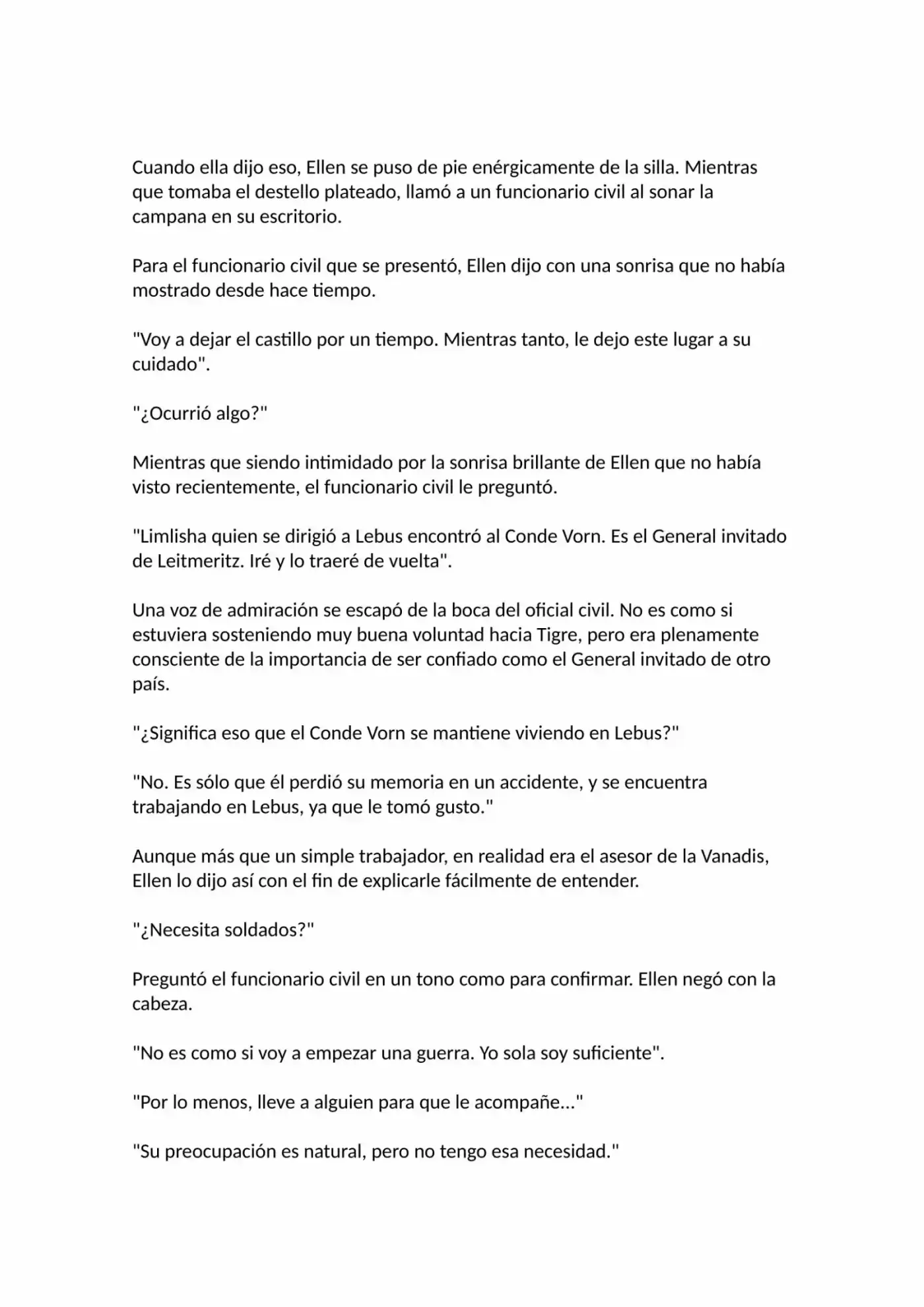 Madan No Ō To Vanadis (Novela) - Capítulo 46 - Página 5 - LectorTMOo