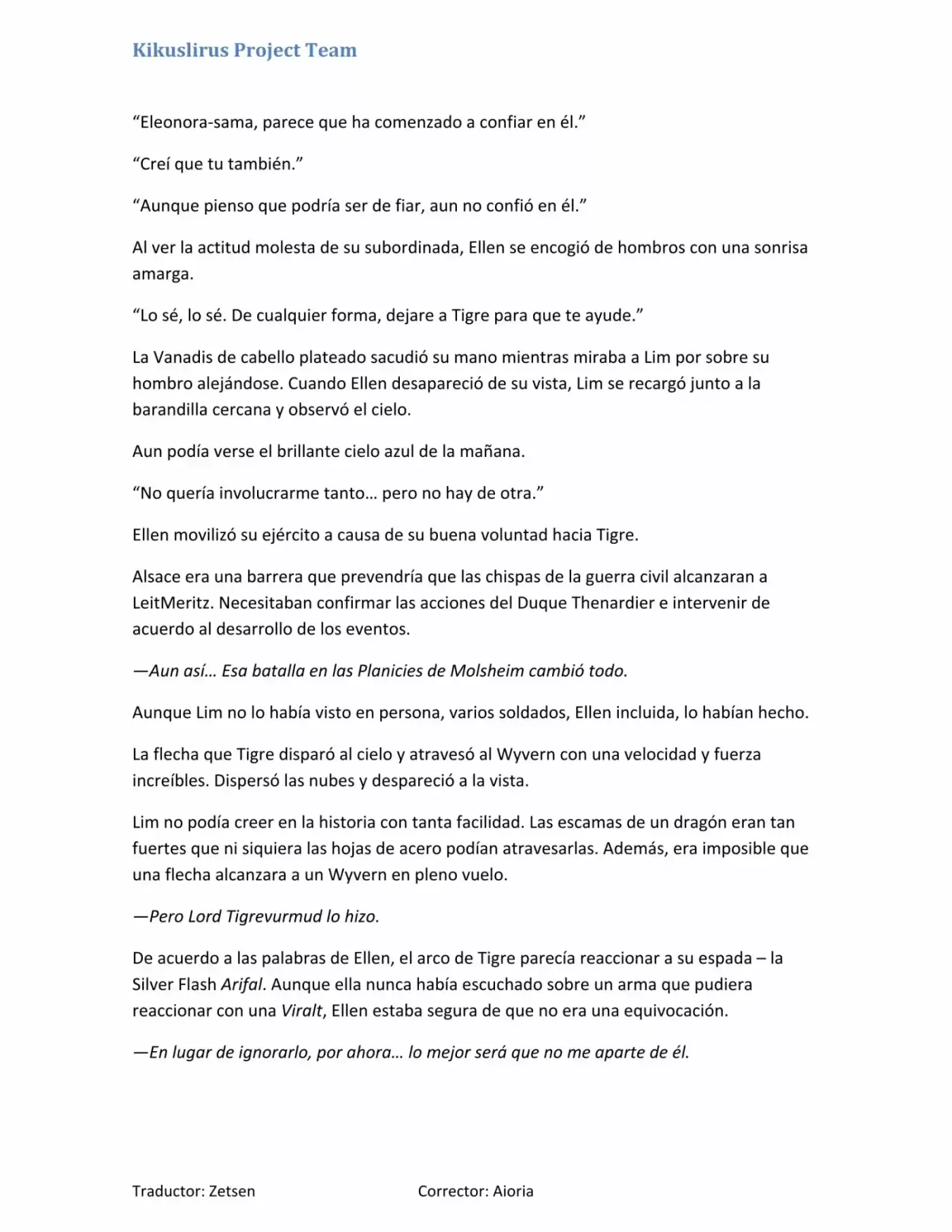 Madan No Ō To Vanadis (Novela) - Capítulo 7 - Página 10 - LectorTMOo